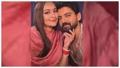 Sonakshi Sinha flaunts sindoor and chooda look in romantic Karwa Chauth selfie with Zaheer Iqbal