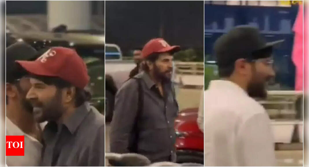 'Patriot': Mammootty flies to London for next schedule of 'Patriot'; Dulquer Salmaan's heartwarming send-off