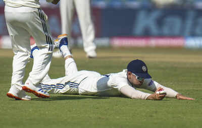 IND vs WI 2nd Test: Shubman Gill takes unbelievable diving catch - watch