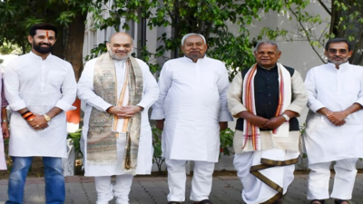 Bihar polls: BJP and JD(U) get 101 seats each, Chirag 29, Manjhi and Kushwaha 6 each