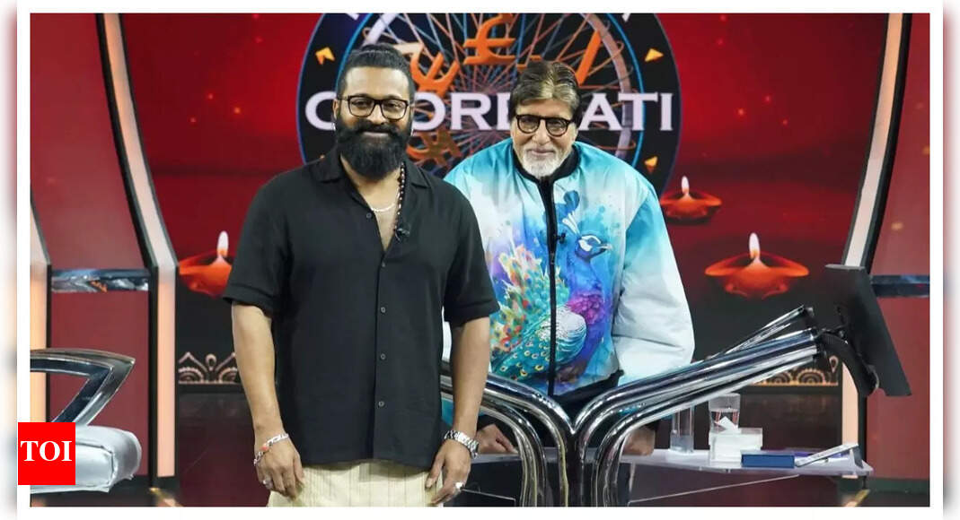 Kaun Banega Crorepati 17: Kantara actor Rishab Shetty visits the Amitabh Bachchan hosted show; gets a special birthday gift for Big B