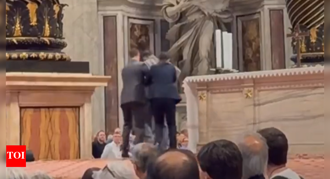 ‘This is vile’: Man exposes himself and urinates on altar in St Peter’s Basilica, leaves visitors ‘absolutely shocked, disgusted’