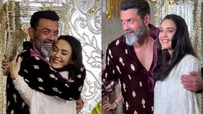 Bobby Deol, Preity Zinta's rare reunion at Diwali party breaks the internet, fans demand 'Soldier 2'