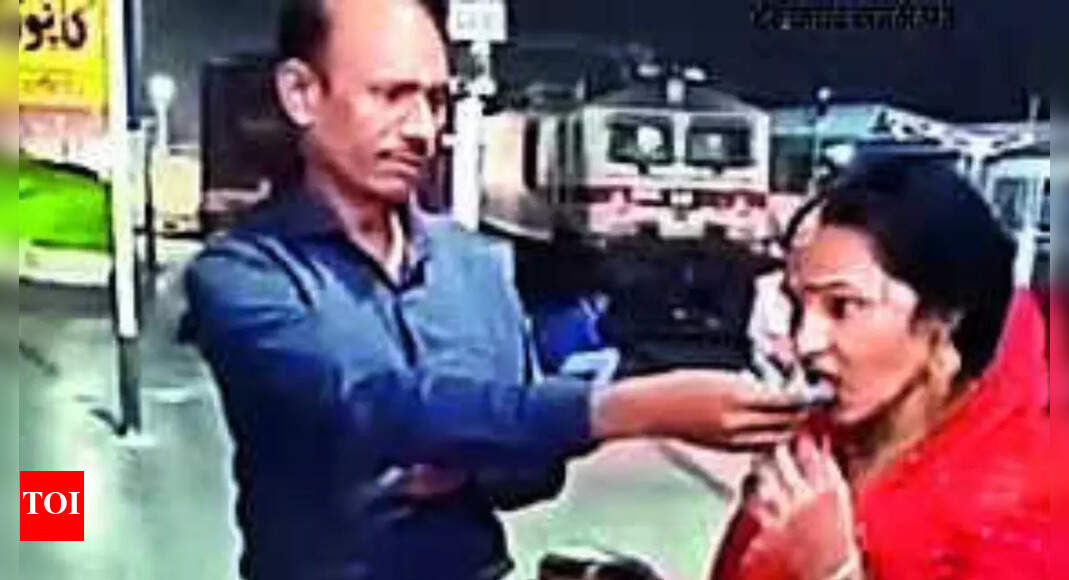 Karwa Chauth at station: Kanpur woman breaks fast as loco pilot husband on duty