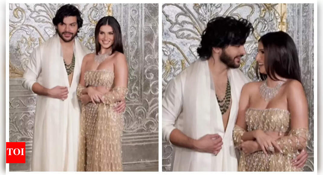 Tara and Veer make their debut as a couple at Diwali party Tara and Veer make their debut as a couple at Diwali party