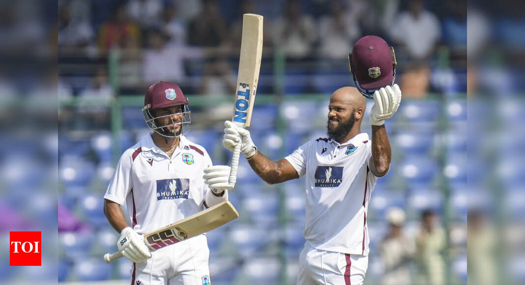 First in 23 years: WI opener Campbell scripts history against IND; hits ton