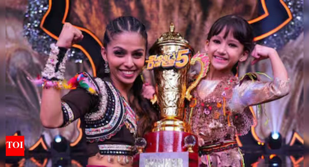 Super Dancer 5: Aadhyayasree Upadhyay and Sukriti Paul lift the trophy as joint winners