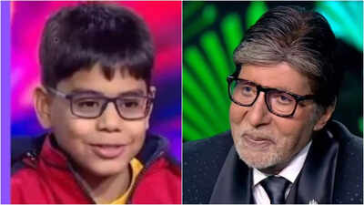 Amitabh Bachchan’s show sees 10-year-old contestant Ishit Bhatt go viral for over-enthusiastic behavior; social media divided