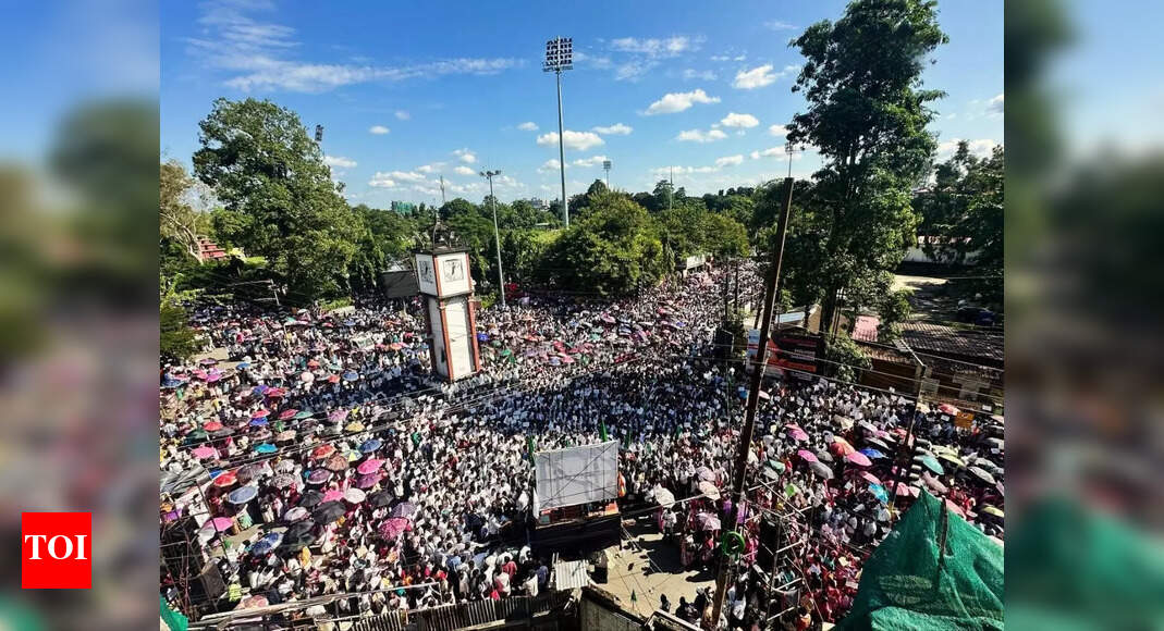 50,000 Adivasis tea workers protest in Dibrugarh, seek ST tag before ’26 polls