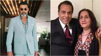 Dharmendra lives with his first wife Prakash Kaur and not Hema Malini; Bobby Deol says, 'Papa is very emotional'