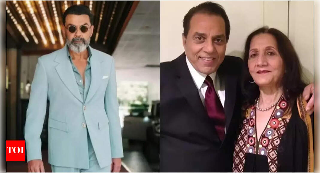 Dharmendra lives with his first wife Prakash Kaur and not Hema Malini; Bobby Deol says, 'Papa is very emotional'