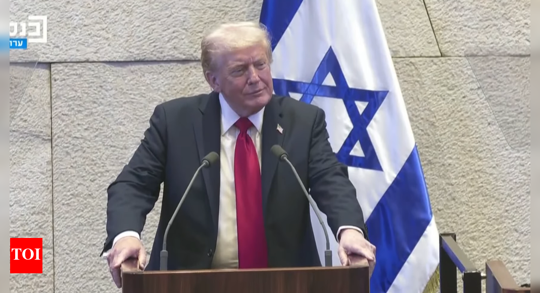 'Dawn of new Middle East': Trump paints golden future - key points from Knesset speech