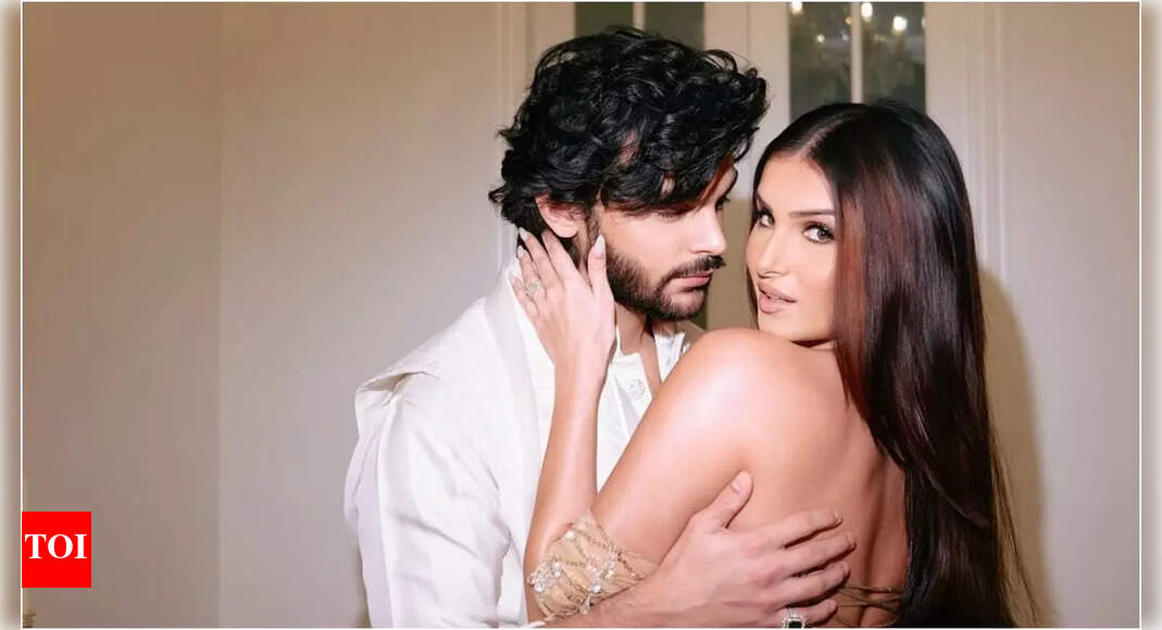Tara glows in saree, Veer stands close in Diwali pics