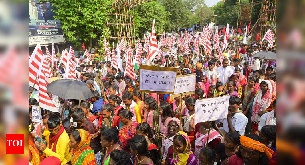 Thousands rally in Dhanbad for tribal rights and against Kurmi community's demand for ST status
