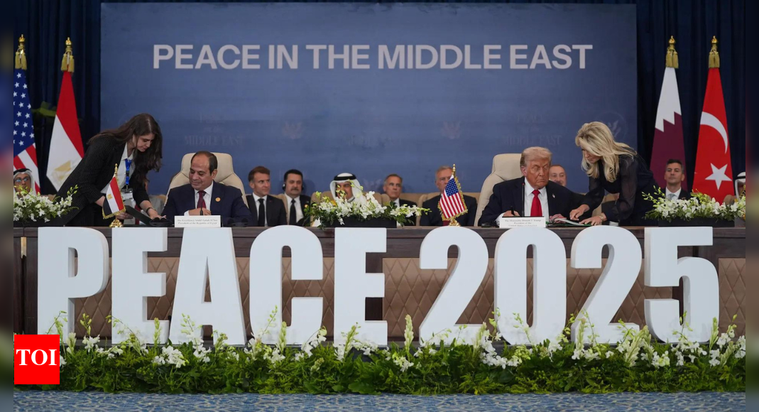 ‘This took 3,000 years': Trump signs Gaza peace deal in Egypt summit