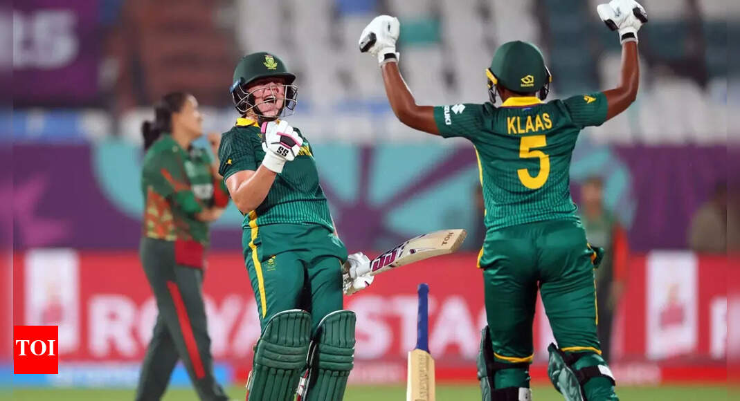 World Cup: Chloe, Nadine guide SA to three-wicket win over Bangladesh
