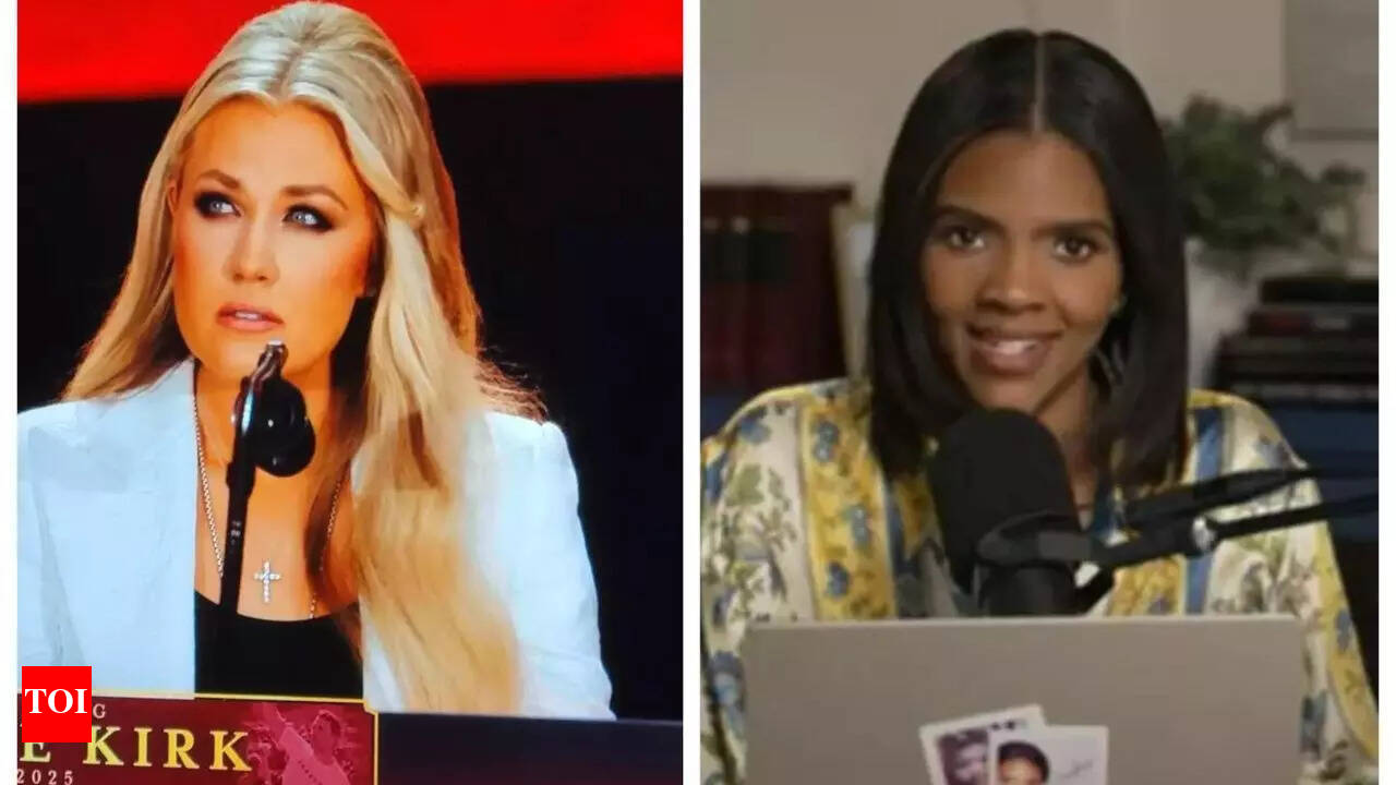 Erika Kirk says 'there's no linear blueprint for grief' as Candace attacks  her for not questioning Charlie Kirk's death - The Times of India