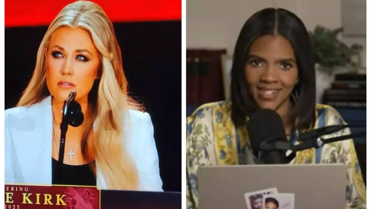 Erika Kirk says 'there's no linear blueprint for grief' as Candace attacks  her for not questioning Charlie Kirk's death - The Times of India