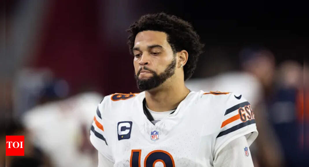Caleb Williams’ fiery reaction on sidelines sparks social media buzz after Bears stumble against Commanders