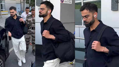 King is back! Virat Kohli surrounded by fans in Delhi as he returns to India after 4 months - Watch