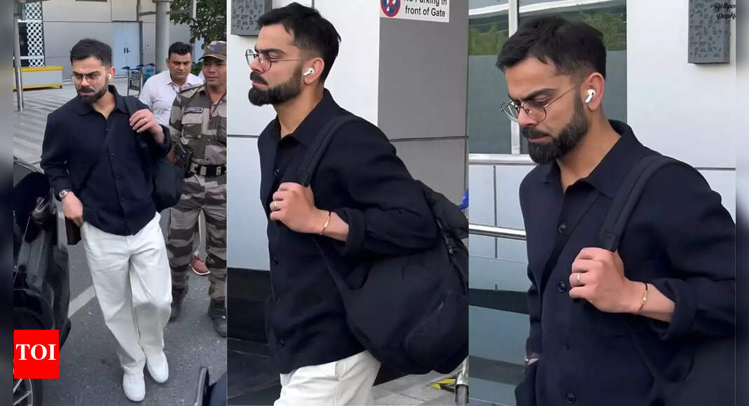 King is back! Virat Kohli surrounded by fans in Delhi as he returns to India after 4 months - Watch