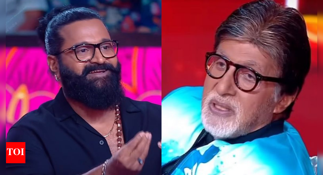 Kaun Banega Crorepati 17: Amitabh Bachchan recreates his iconic Agneepath dialogue with Rishab Shetty
