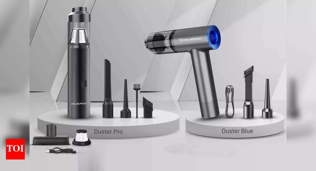 Milagrow launches Duster Blue and Duster Pro handheld vacuum cleaners in India, price starts at Rs 2,999
