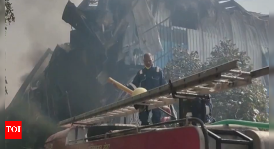 Indore: Fire breaks out at chemical factory on Sanwer Road; over 100 tankers battle blaze