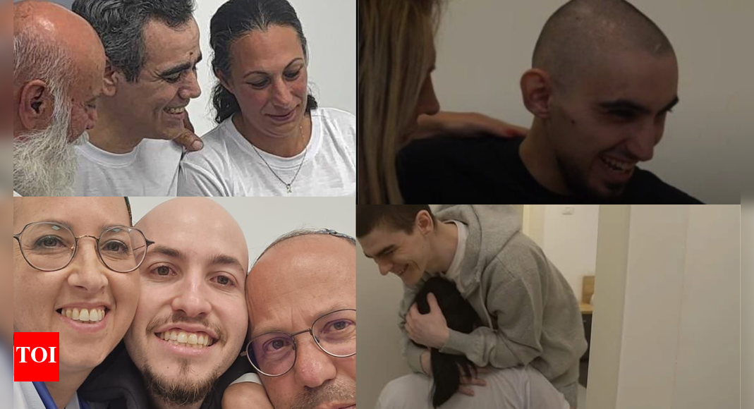 Tears, hugs and kisses: Emotional reunions mark return of Israeli hostages, Palestinian prisoners; crowds gather at both sides of Gaza