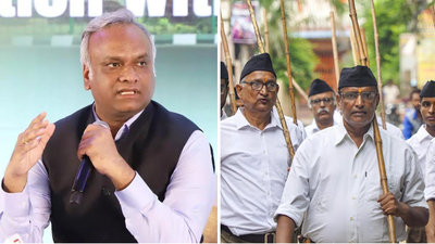 Congress vs BJP:Karnataka Minister Priyank Kharge Sparks Debate on RSS Event in Public Institutionss