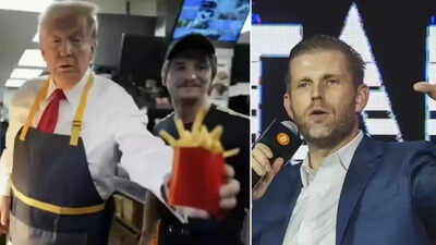 "Está salvando el mundo": Eric Trump elogia el papel de su padre en el acuerdo de Gaza; recuerda que sirvió patatas fritas el año pasado