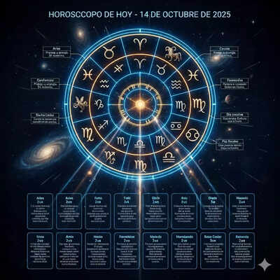 Horóscopo Diario: Predicciones astrológicas para el 14 de octubre de 2025