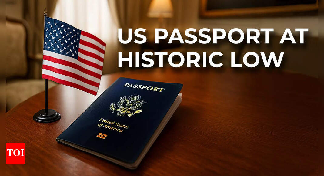 'Historic low’: US drops out of top 10 most powerful passports list!