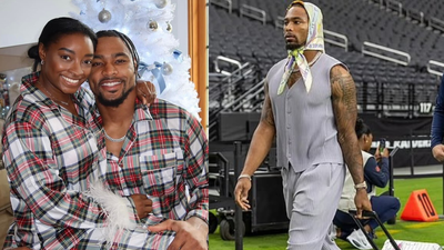 Simone Biles’ husband Jonathan Owens sparks online chaos after showing off strange outfit in new photo