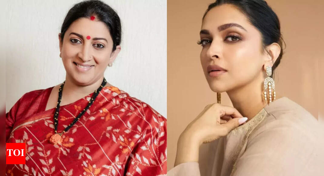 <div>Smriti Irani REACTS to Deepika's 8-hour work shift</div>