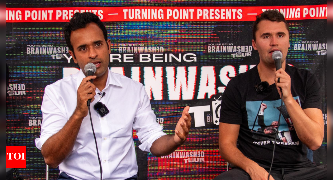 Vivek Ramaswamy wishes Charlie Kirk on his birthday as social media recalls his anti-H1B, ‘parasite’ remarks on Indians Vivek Ramaswamy wishes Charlie Kirk on his birthday as social media recalls his anti-H1B, ‘parasite’ remarks on Indians