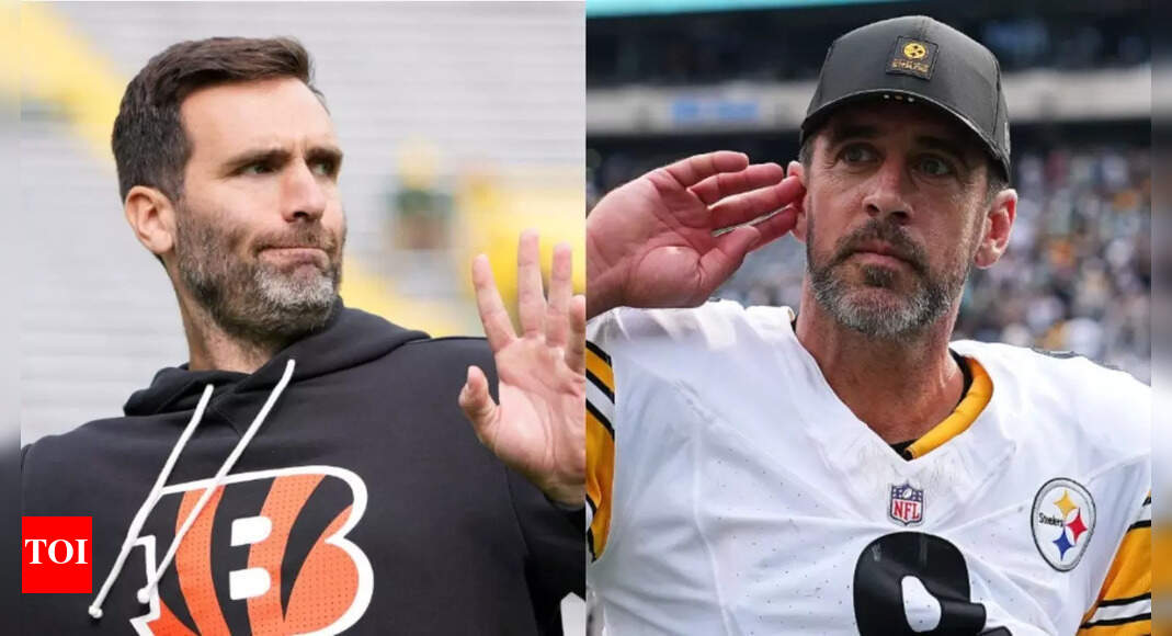 Battle of the uncs on TNF”: Pittsburgh Steelers' Aaron Rodgers vs Cincinnati Bengals' Joe Flacco | NFL News - The Times of India