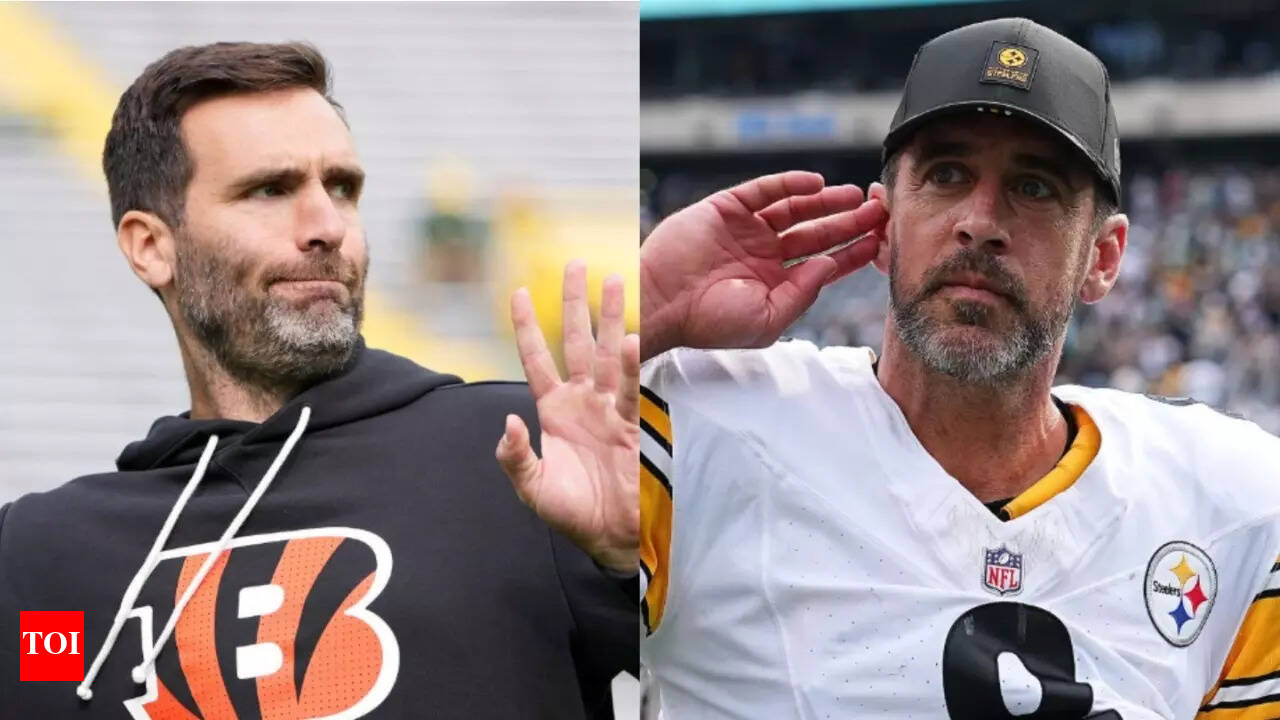 Battle of the uncs on TNF”: Pittsburgh Steelers' Aaron Rodgers vs  Cincinnati Bengals' Joe Flacco | NFL News - The Times of India