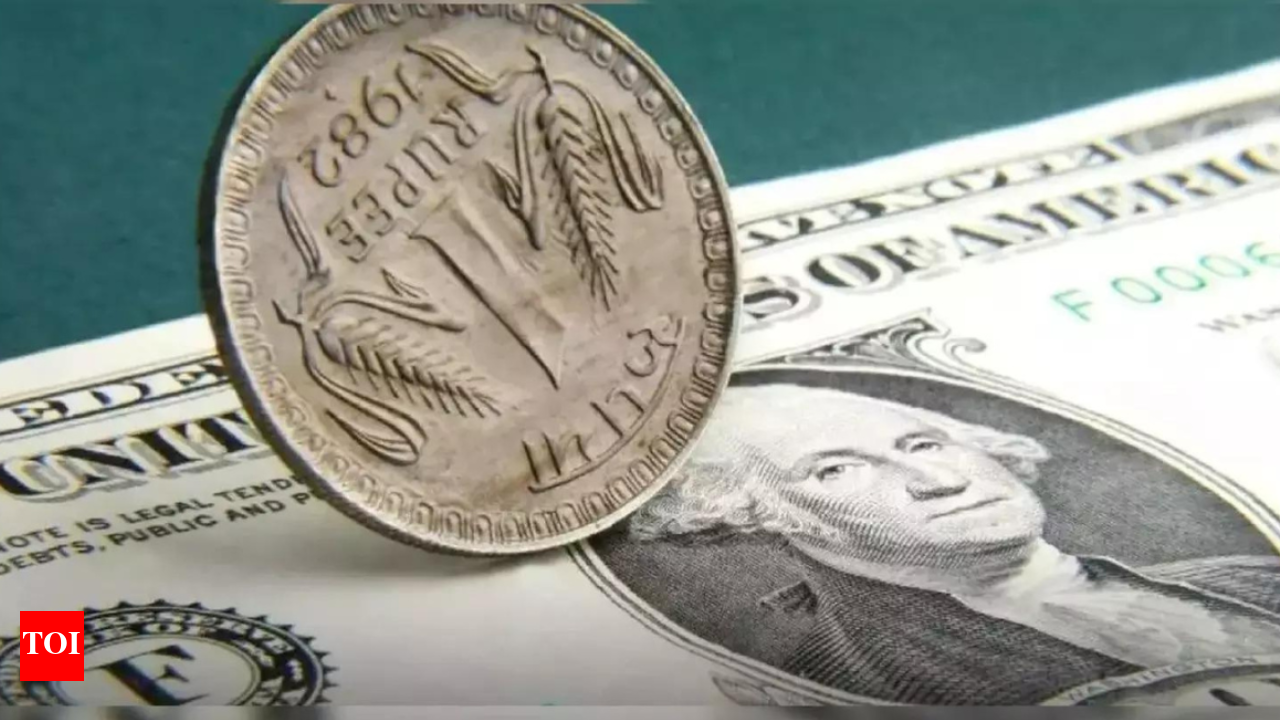 Currency watch: Rupee falls 13 paise to all-time low of 88.81 against US  dollar; FII outflows, dollar strength weigh - The Times of India