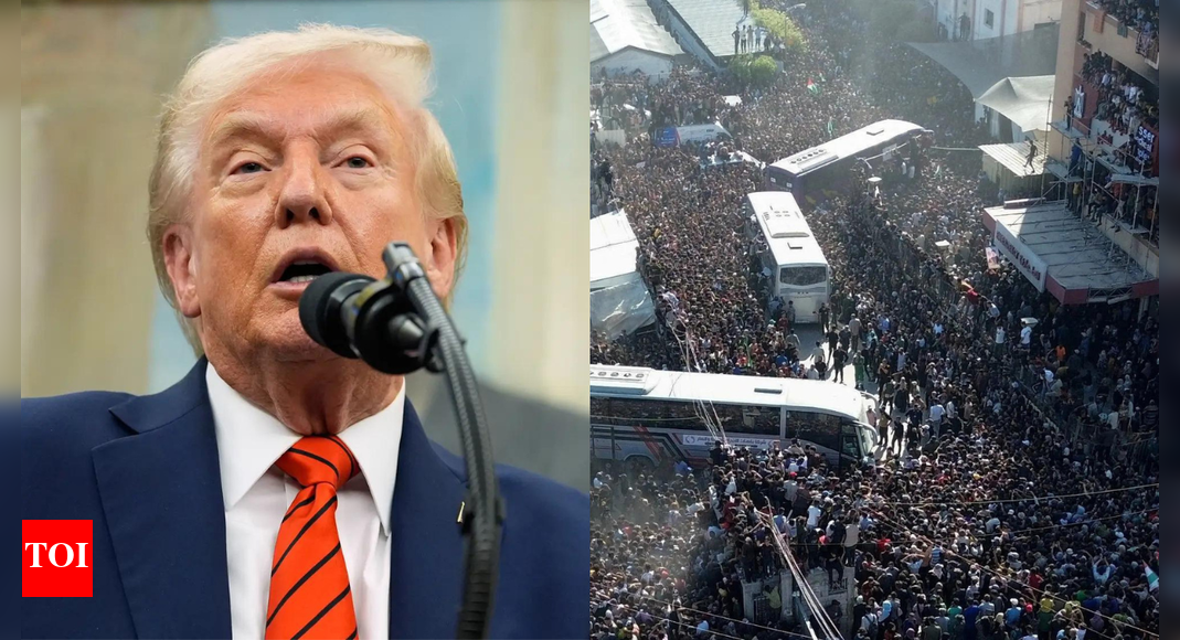 <div>'Phase two begins right now': Donald Trump on Gaza peace deal; demands dead hostages from Hamas</div>