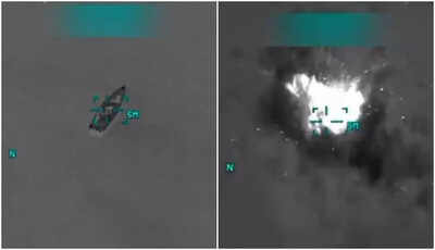 US targets suspected drug-terror vessel off Venezuela; six killed in strike, Trump says — Watch