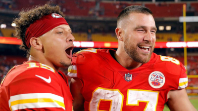 Travis Kelce’s scary flip makes Patrick Mahomes burst into laughter with viral Instagram joke afterwards