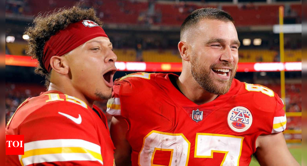 Travis Kelce’s scary flip makes Patrick Mahomes burst into laughter with viral Instagram joke afterwards