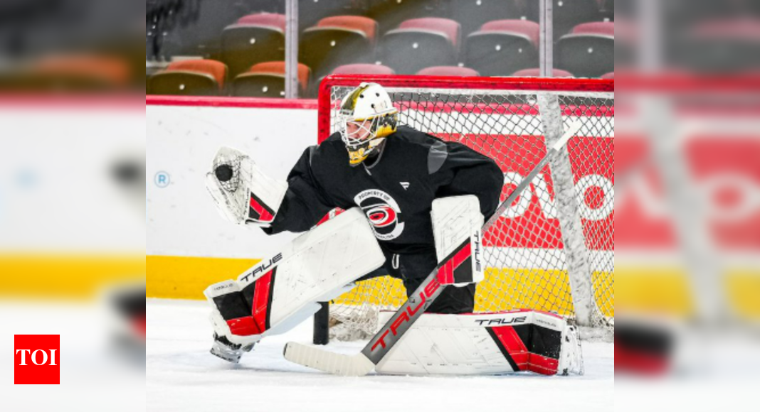 “I'm pretty pumped to be here!”: Brandon Bussi all set to make his NḤL debut with the Carolina Hurricanes against the Sharks
