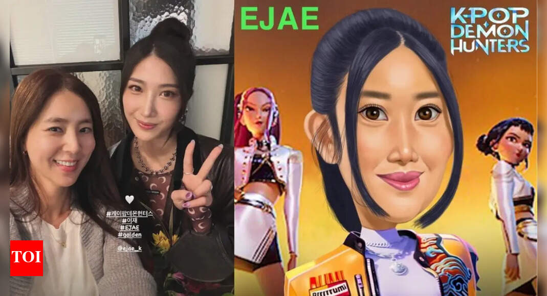 Han Chae-ah shares a candid moment with composer Lee Jae(EJAE)