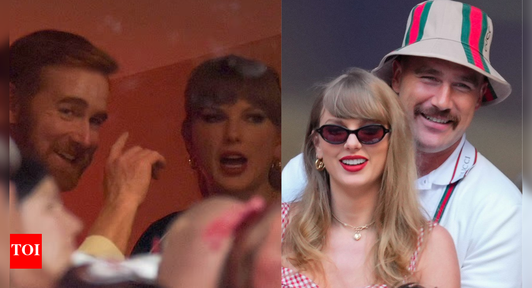 Taylor Swift’s surprising chat with Andrew Santino at Chiefs game sparks buzz after his viral ‘wedding diss’
