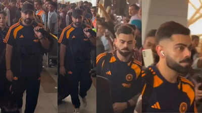 Virat Kohli, Rohit Sharma depart with team India for Australia white-ball series - WATCH