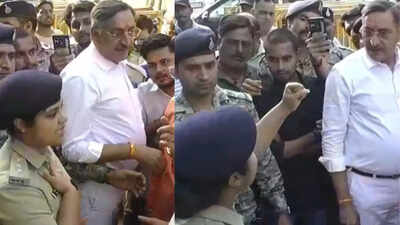 Gwalior top cop Hina Khan chants 'Jai Shri Ram' amid confrontation with lawyers