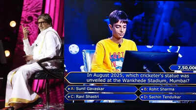 Knowing the answer to this cricket question would have earned you Rs 7.5 lakh on KBC