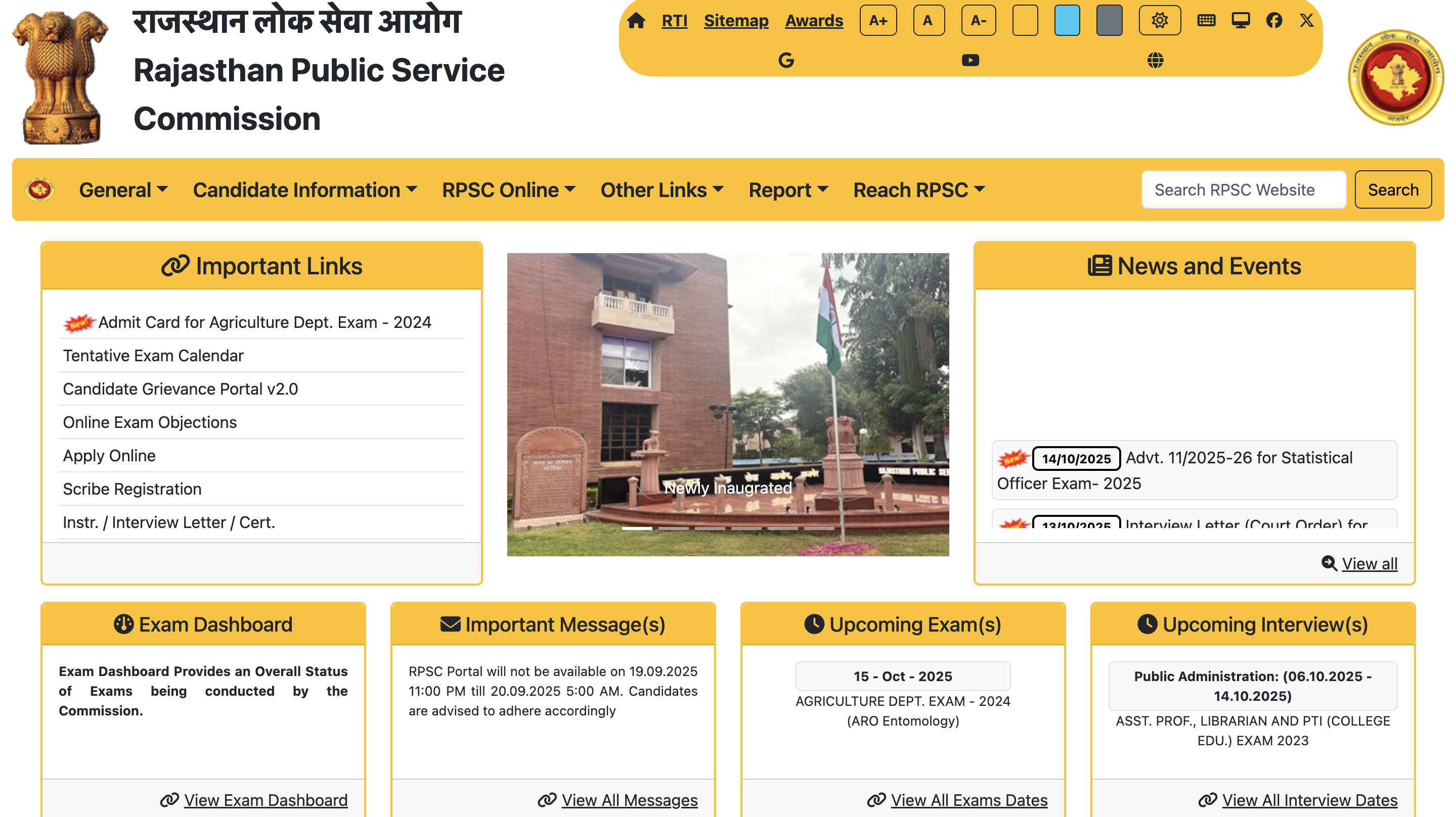 RPSC Statistical Officer recruitment 2025 notification released: Registration for 113 posts begins on October 28, check details